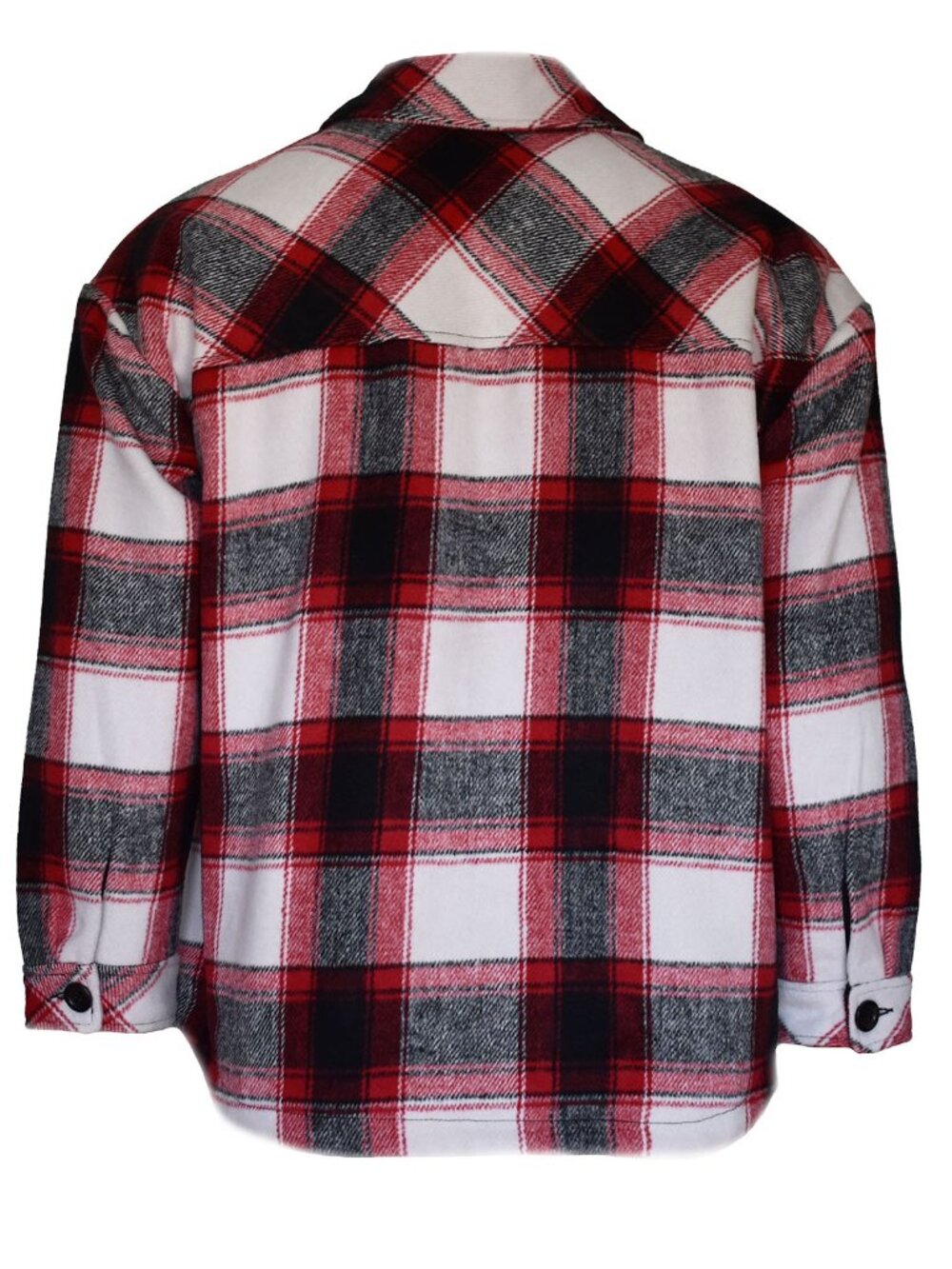 HAGGAR Men’s Utility Shirt Jacket Red Plaid Quilted Lining Durable Shacket XL - Picture 5 of 6